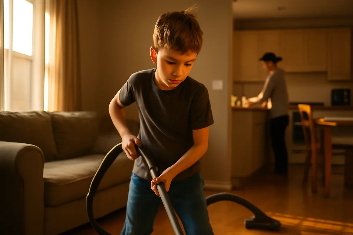 Pourquoi impliquer les enfants dans les tâches ménagères ? — Au-delà de l’aide matérielle, confier des missions à vos enfants leur apprend l’organisation, le respect des biens communs et le sens des responsabilités. Ils s’estiment valorisés quand on les considère capables,